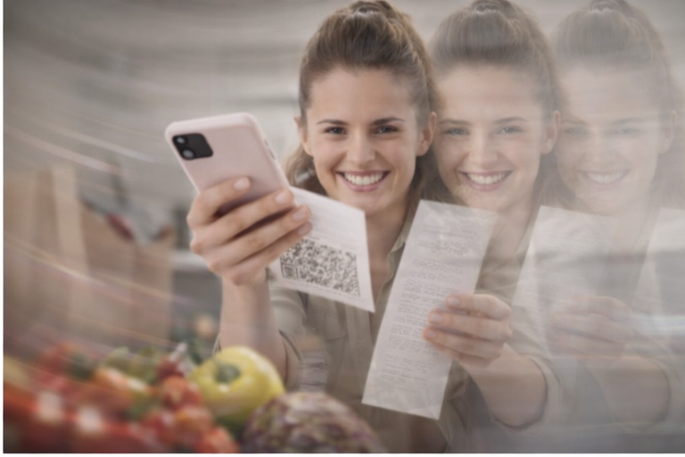 Couple planning meals together